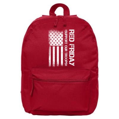 Support Our Troops Red Friday 16 in Basic Backpack