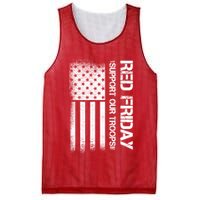 Support Our Troops Red Friday Mesh Reversible Basketball Jersey Tank