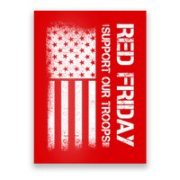 Support Our Troops Red Friday Poster