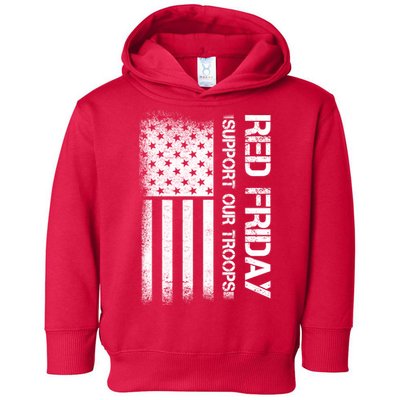 Support Our Troops Red Friday Toddler Hoodie