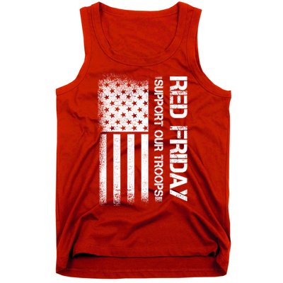 Support Our Troops Red Friday Tank Top