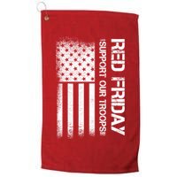 Support Our Troops Red Friday Golf Towel