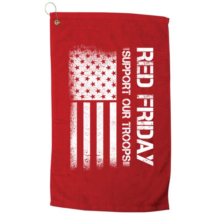 Support Our Troops Red Friday Golf Towel
