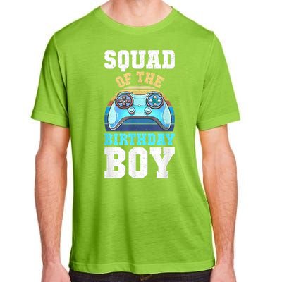 Squad Of The Birthday Boy Matching Video Gamer Birthday Adult ChromaSoft Performance T-Shirt