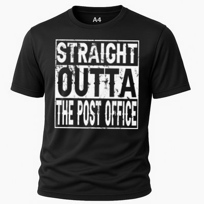 Straight Outta The Post Office Funny Postal Worker Performance Shirt
