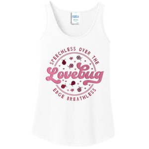 Speechless Over The Edge Breathless Love Bug Ladies Essential Tank