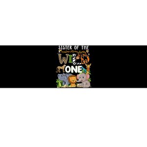 Sister Of The Wild One Zoo Theme Birthday Safari Jungle Bumper Sticker