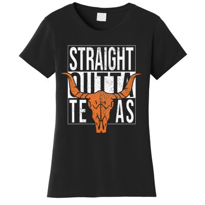 Straight Outta Texas 1845 For Proud Texans Women's T-Shirt