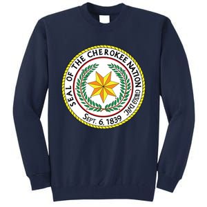 Seal Of The Cherokee Nation Cherokee Native American Pride Tall Sweatshirt