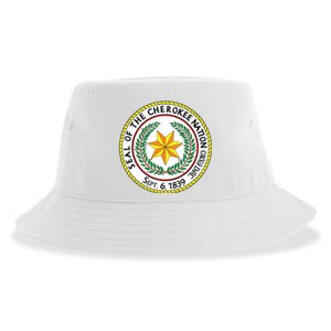 Seal Of The Cherokee Nation Cherokee Native American Pride Sustainable Bucket Hat