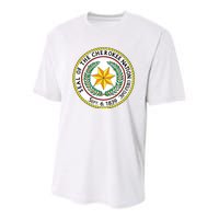 Seal Of The Cherokee Nation Cherokee Native American Pride Youth Performance Sprint T-Shirt