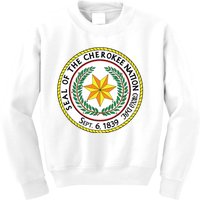 Seal Of The Cherokee Nation Cherokee Native American Pride Kids Sweatshirt