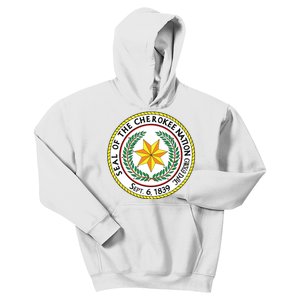 Seal Of The Cherokee Nation Cherokee Native American Pride Kids Hoodie