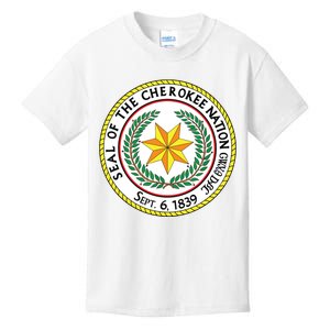 Seal Of The Cherokee Nation Cherokee Native American Pride Kids T-Shirt