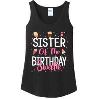 Sister Of The Birthday Sweetie Girl Ice Cream Theme Party Ladies Essential Tank