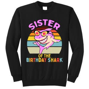 Sister of the Shark Birthday Matching Family Sweatshirt