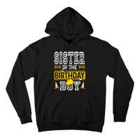 Sister of the Birthday  Construction Birthday Party Hat Tall Hoodie