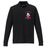 Sister Of The Birthday  Sibling Unicorn Birthday Performance Long Sleeve Polo