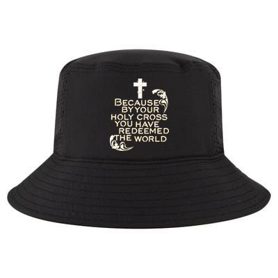Stations of the Cross Jesus Holy Week Lent Easter Catholic Cool Comfort Performance Bucket Hat