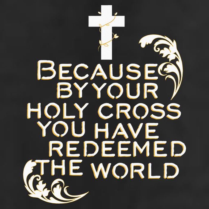 Stations of the Cross Jesus Holy Week Lent Easter Catholic 7 Panel Mesh Trucker Snapback Hat