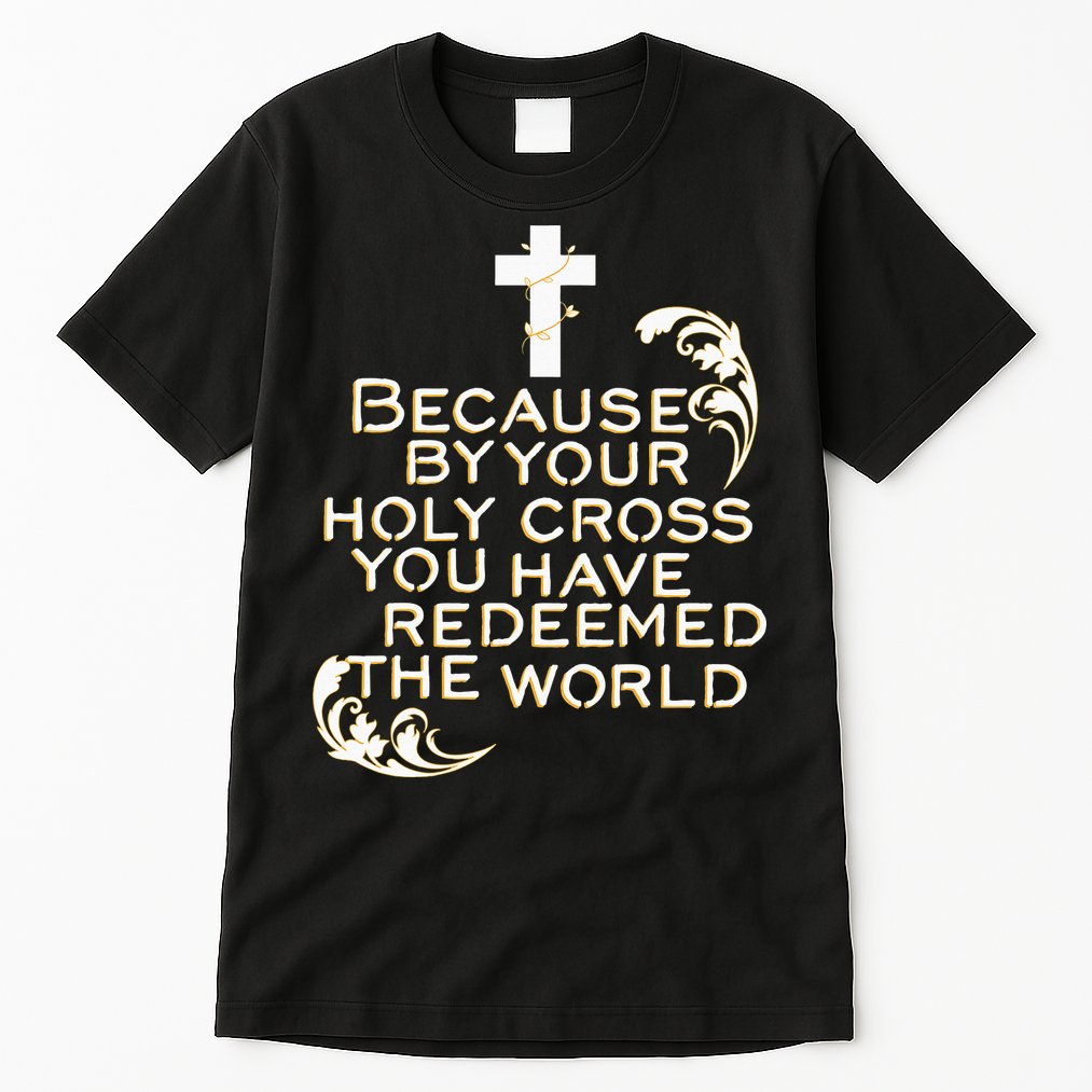 Stations of the Cross Jesus Holy Week Lent Easter Catholic Tall T-Shirt