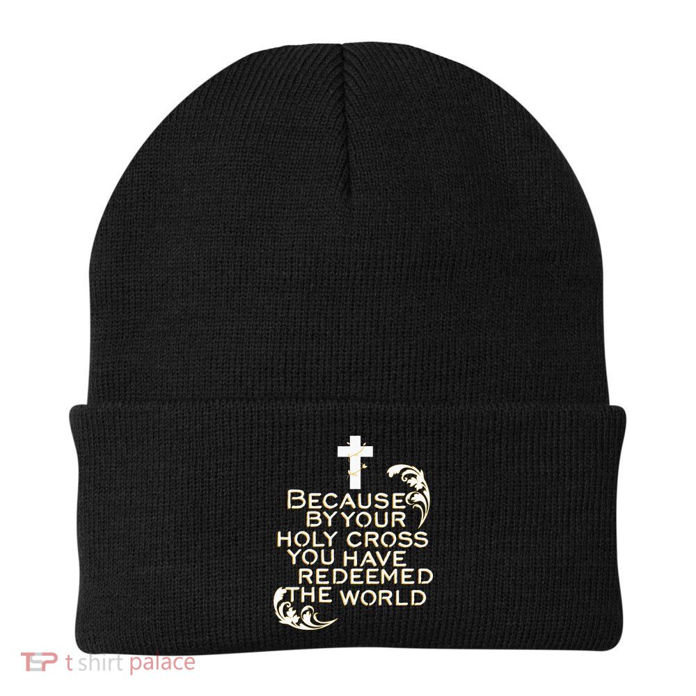 Stations of the Cross Jesus Holy Week Lent Easter Catholic Beanie