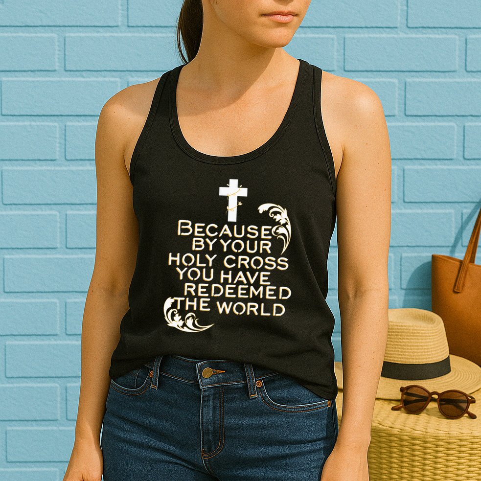 Stations of the Cross Jesus Holy Week Lent Easter Catholic Womens Tank Top
