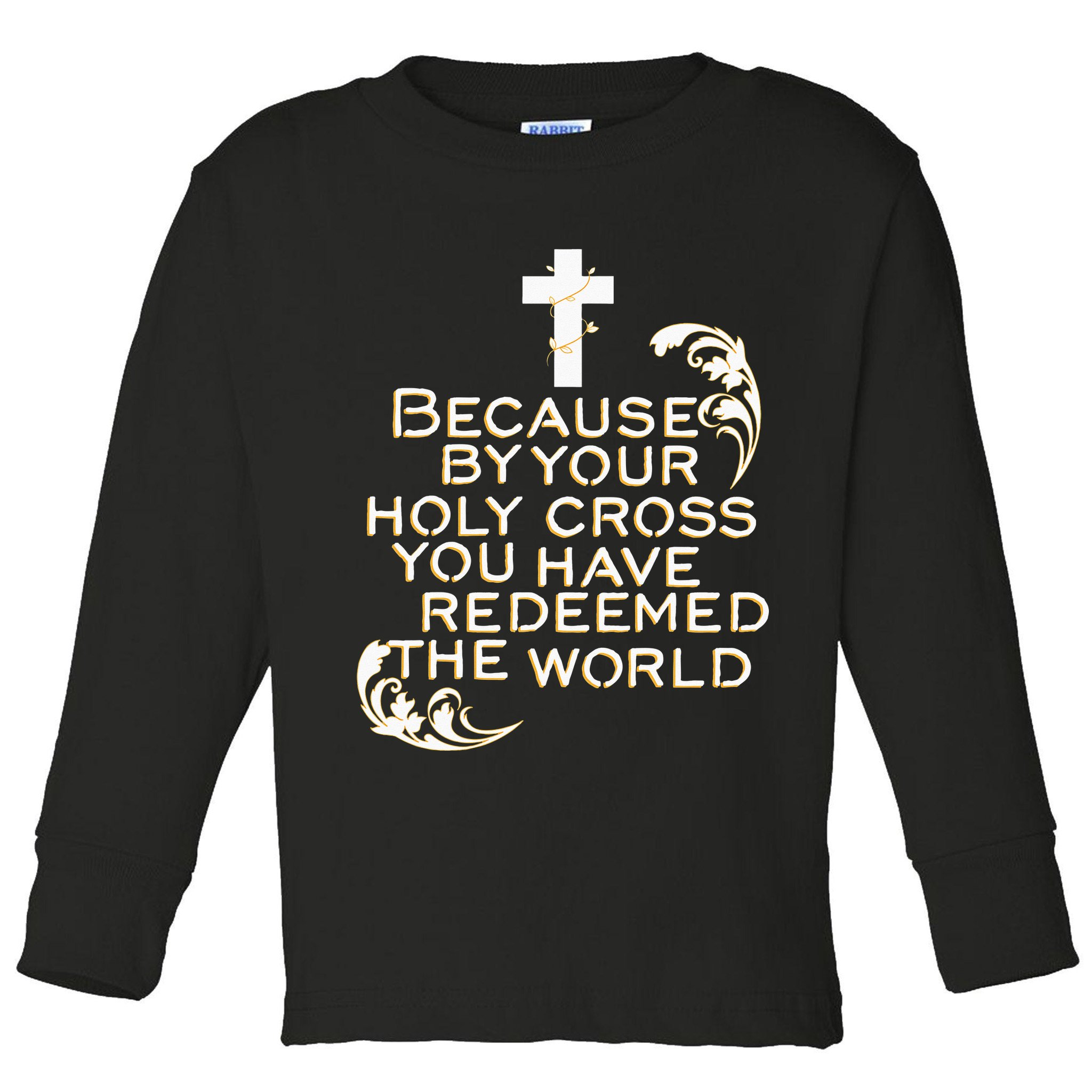 Stations of the Cross Jesus Holy Week Lent Easter Catholic Toddler Long Sleeve Shirt