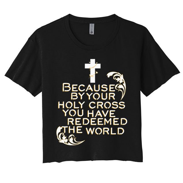 Stations of the Cross Jesus Holy Week Lent Easter Catholic Crop Top