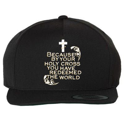 Stations of the Cross Jesus Holy Week Lent Easter Catholic Wool Snapback Cap