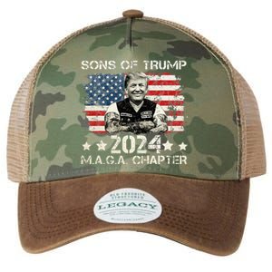 Sons Of Trump Maga Chapter 2024 Legacy Tie Dye Trucker Hat