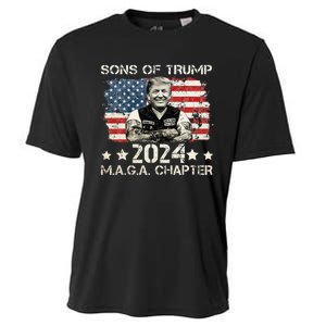 Sons Of Trump Maga Chapter 2024 Cooling Performance Crew T-Shirt