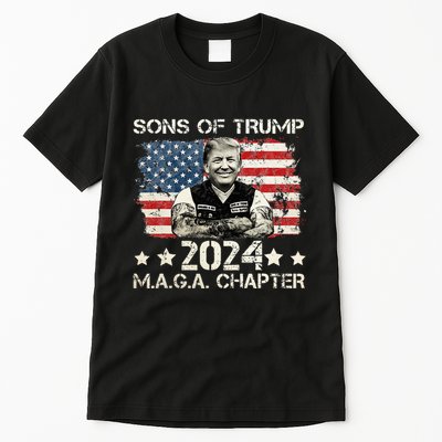 Sons Of Trump Maga Chapter 2024 Tall T-Shirt