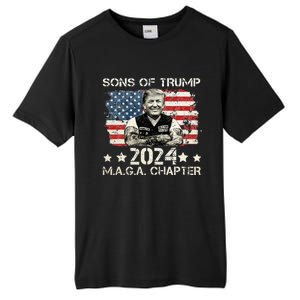 Sons Of Trump Maga Chapter 2024 Tall Fusion ChromaSoft Performance T-Shirt