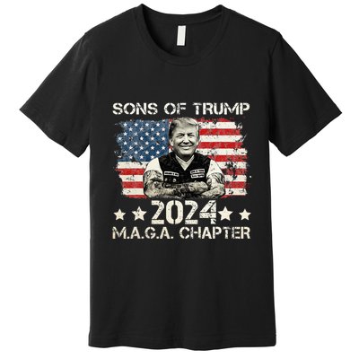 Sons Of Trump Maga Chapter 2024 Premium T-Shirt