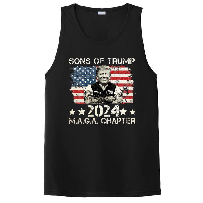 Sons Of Trump Maga Chapter 2024 PosiCharge Competitor Tank