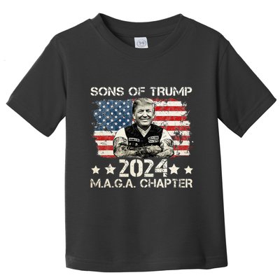 Sons Of Trump Maga Chapter 2024 Toddler T-Shirt