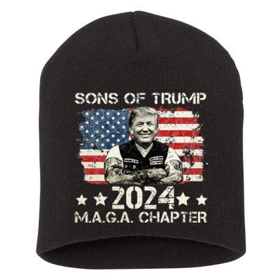 Sons Of Trump Maga Chapter 2024 Short Acrylic Beanie