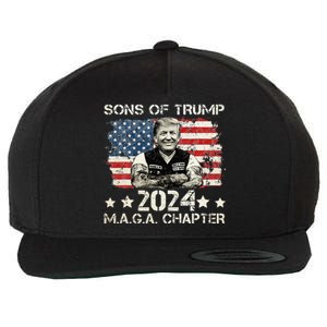 Sons Of Trump Maga Chapter 2024 Wool Snapback Cap