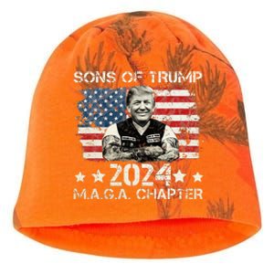 Sons Of Trump Maga Chapter 2024 Kati - Camo Knit Beanie