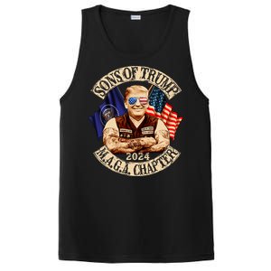 Sons Of Trump Maga Chapter 2024 Funny PosiCharge Competitor Tank