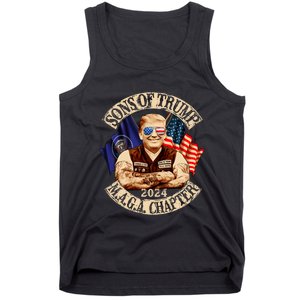 Sons Of Trump Maga Chapter 2024 Funny Tank Top