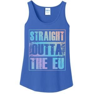 Straight Outta The Eu Europe Brexit England Politics Uk Gift Meaningful Gift Ladies Essential Tank