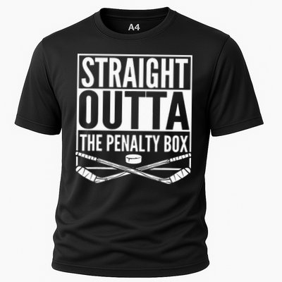 Straight Outta The Penalty Box Hockey Player Gift Hockey Performance Shirt