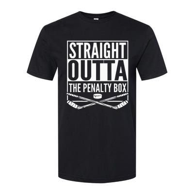 Straight Outta The Penalty Box Hockey Player Gift Hockey Softstyle CVC T-Shirt