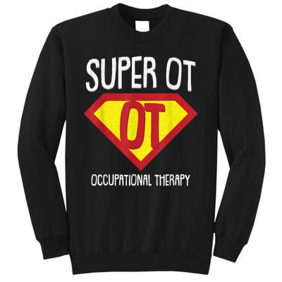 Superhero Occupational Therapy Cool Ota Therapist Gift Sweatshirt