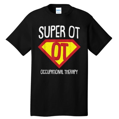 Superhero Occupational Therapy Cool Ota Therapist Gift Tall T-Shirt