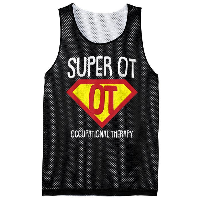 Superhero Occupational Therapy Cool Ota Therapist Gift Mesh Reversible Basketball Jersey Tank