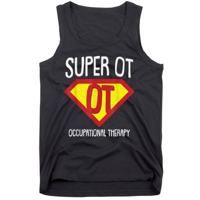 Superhero Occupational Therapy Cool Ota Therapist Gift Tank Top