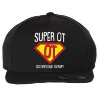 Superhero Occupational Therapy Cool Ota Therapist Gift Wool Snapback Cap